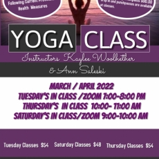 New Yoga Session March/April