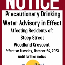 PDWA Steep Street & Woodland Crescent Oct 24, 2023