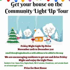 Community Light Up Tour Map