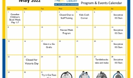 May Library Activities & Calendar