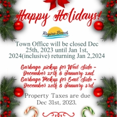 Reminder: Holiday Closure 