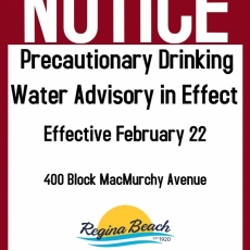 Water Restored/Precautionary Drinking Water Advisory - 400 Block MacMurchy Ave
