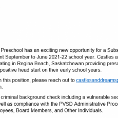 Substitute Teacher Position - Castles & Dreams Preschool
