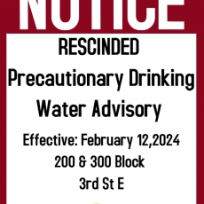 PDWA Rescinded 200 & 300 Block 3rd St E