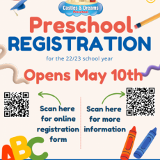 Preschool Registration - Opens May 10