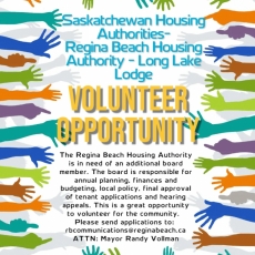Regina Beach Housing Authority - Volunteer Opportunity