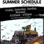 Summer Landfill Hours Begin April 16th