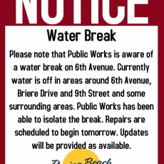 Water Disruption March 6, 2023