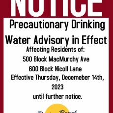 PDWA - 500 Block MacMurchy Ave & 600 Block Nicoll Lane 