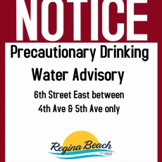 Precautionary Drinking Water Advisory - 6th Street East between 4th Ave & 5th Ave