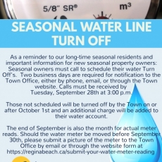 Important Information for Seasonal Residents