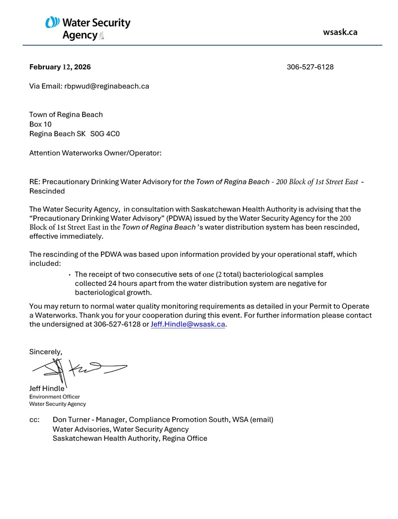 1st_ST_E_Feb_2026_ReginaBeach_PDWA_Rescind
