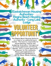 volunteer-regina-beach-housing-authority